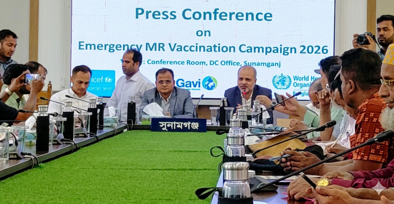 সুনামগঞ্জে ৩ লাখ ৫৩ হাজার শিশুকে দেওয়া হবে হাম-রুবেলার টিকা