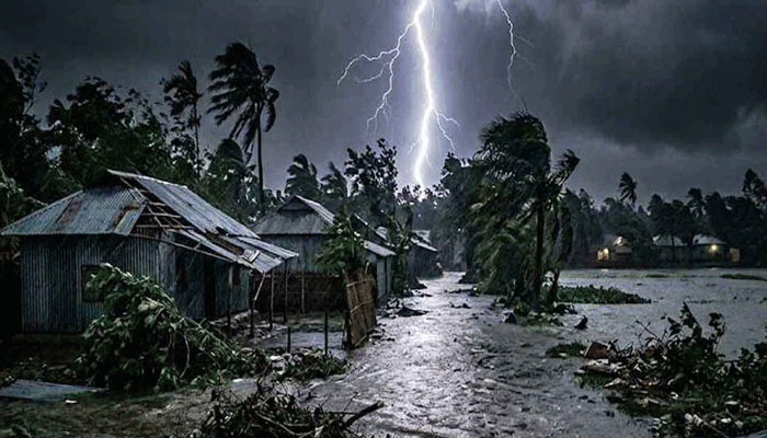 দেশের তিন বিভাগে ৮০ কিমি বেগে ঝড়বৃষ্টির আভাস