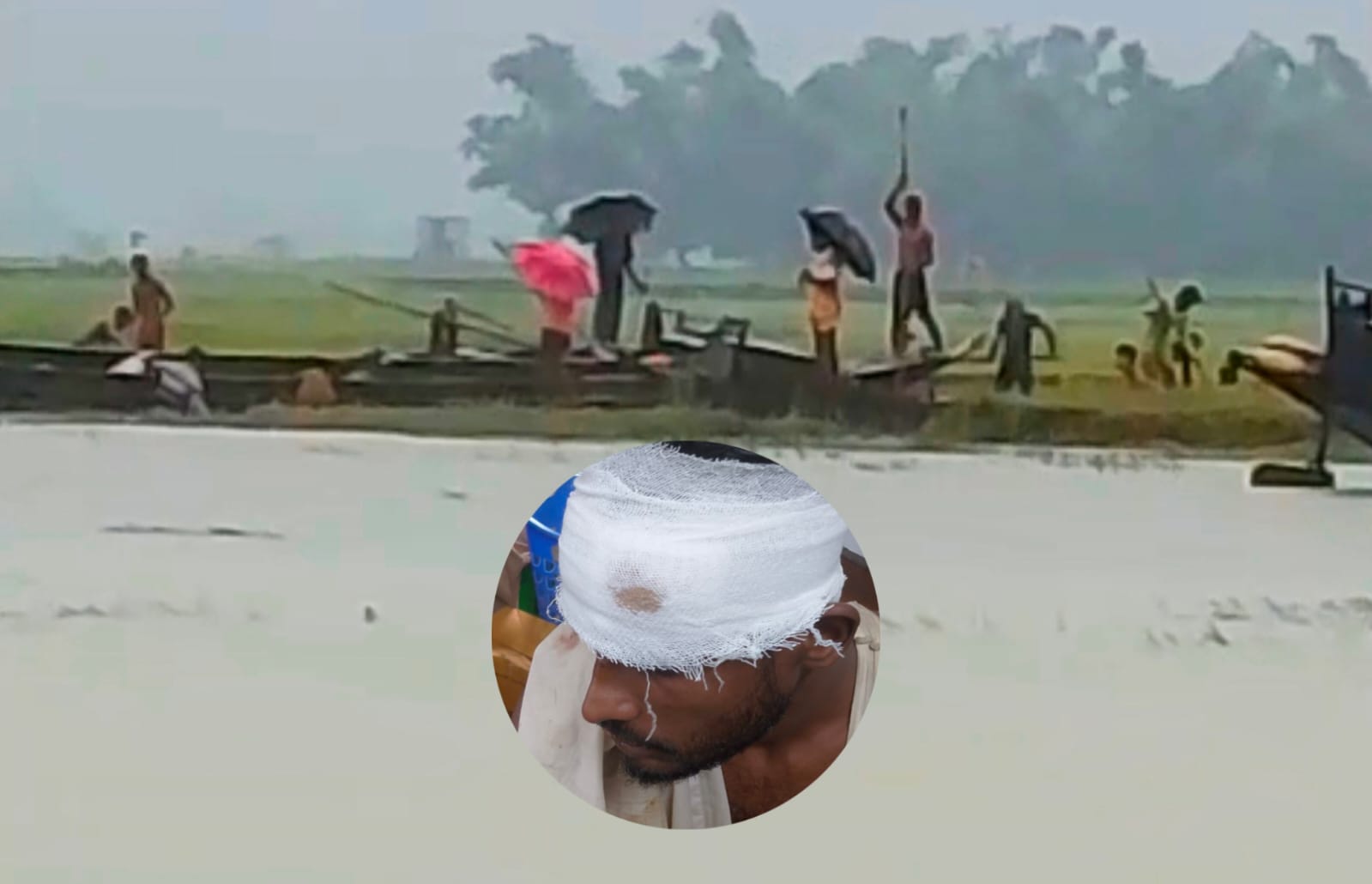 শান্তিপুর নদীর তীর কেটে বালু উত্তোলনে বাধা দেয়া ও ভিডিও করায় মারপিট করে মোবাইল ছিনতাই